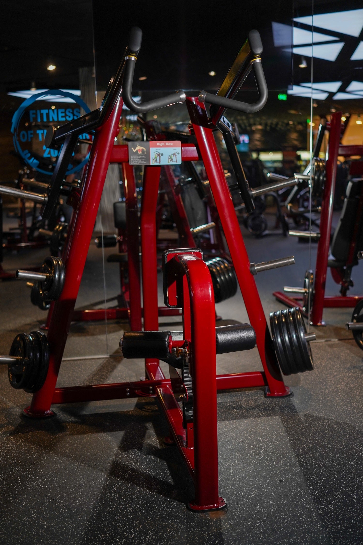Fitnessgerät für Rücken Latzug (high row) Tech Pro